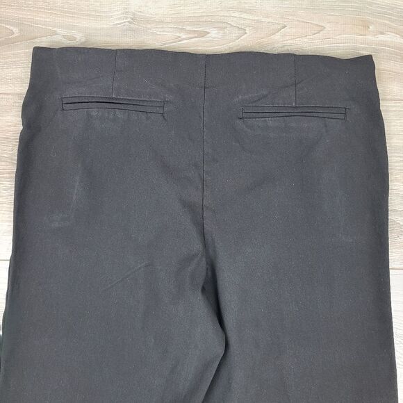 George Black Straight Leg Dress Pants Size 10 - Picture 8 of 14